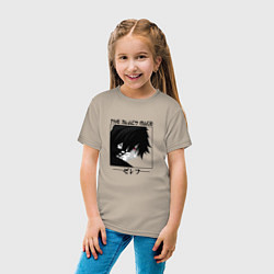 Футболка хлопковая детская Хвост Феи Fairy Tail, Зереф Zeref, цвет: миндальный — фото 2