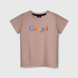 Футболка хлопковая детская Гоголь Googol, цвет: пыльно-розовый