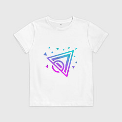Футболка хлопковая детская Nanoswarm c Валорант, цвет: белый