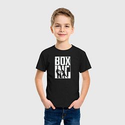 Футболка хлопковая детская Boxing бой, цвет: черный — фото 2