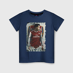 Футболка хлопковая детская Arsenal, England, цвет: тёмно-синий