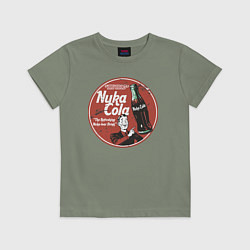 Футболка хлопковая детская Nuka Cola Ice Cold Retro, цвет: авокадо