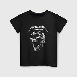 Футболка хлопковая детская Metallica Death Magnetic, цвет: черный