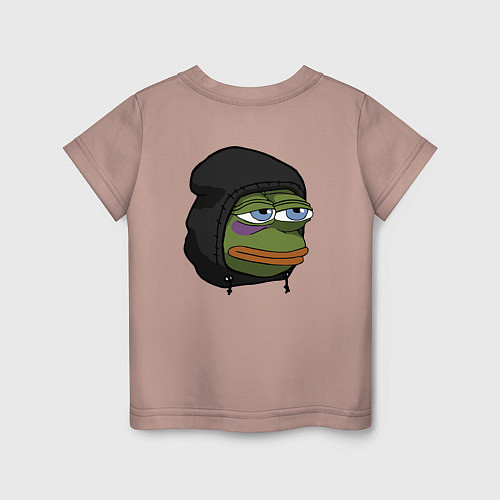 Детская футболка Пепе 2023 / Пыльно-розовый – фото 2