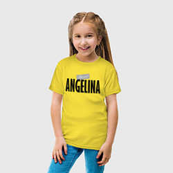 Футболка хлопковая детская Unreal Angelina, цвет: желтый — фото 2