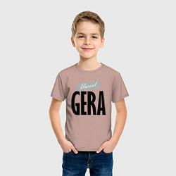 Футболка хлопковая детская Unreal Gera, цвет: пыльно-розовый — фото 2