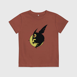 Футболка хлопковая детская Night raid Akame ga kill, цвет: кирпичный