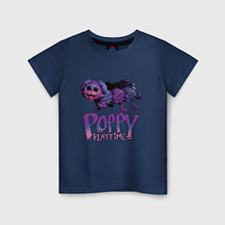 Футболка хлопковая детская POPPY PLAYTIME PJ Pug-a-Pillar, цвет: тёмно-синий