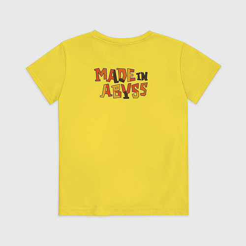 Детская футболка Nanachi made in abyss / Желтый – фото 2