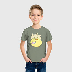 Футболка хлопковая детская Опасный Бакуго My Hero Academia, цвет: авокадо — фото 2