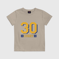 Футболка хлопковая детская 30 Curry, цвет: миндальный