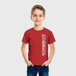 Футболка хлопковая детская Stigmata ПРОТИВ ПРАВИЛ, цвет: красный — фото 2
