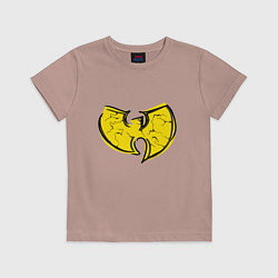 Футболка хлопковая детская Style Wu-Tang, цвет: пыльно-розовый