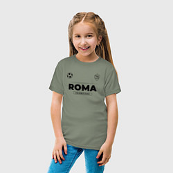 Футболка хлопковая детская Roma Униформа Чемпионов, цвет: авокадо — фото 2