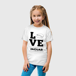 Футболка хлопковая детская Jaguar Love Classic, цвет: белый — фото 2