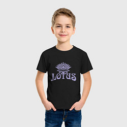Футболка хлопковая детская Lotus, цвет: черный — фото 2