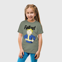 Футболка хлопковая детская Fallout blondie boy, цвет: авокадо — фото 2