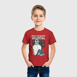 Футболка хлопковая детская Bender - hospital, цвет: красный — фото 2