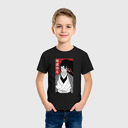 Футболка хлопковая детская Охотник Ёриичи, цвет: черный — фото 2
