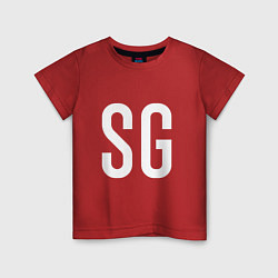 Футболка хлопковая детская SG - BTS, цвет: красный