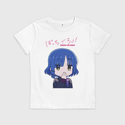 Футболка хлопковая детская Рё Ямада - Одинокий рокер!, цвет: белый