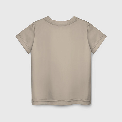 Детская футболка Бетонный Мираж / Миндальный – фото 2