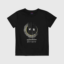 Футболка хлопковая детская GUITAR PRISONER Essential, цвет: черный
