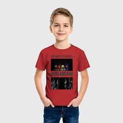Футболка хлопковая детская Freddy good and bad, цвет: красный — фото 2