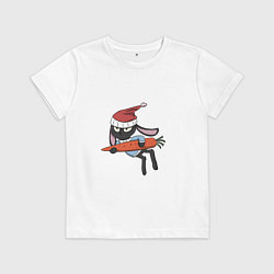 Футболка хлопковая детская На всех порах в будущее, цвет: белый