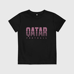 Детская футболка Qatar - football