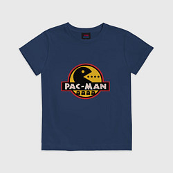 Футболка хлопковая детская Pac-man game, цвет: тёмно-синий