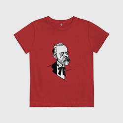 Футболка хлопковая детская Антонин Дворжак, цвет: красный
