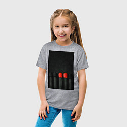 Футболка хлопковая детская There is nothing wrong with being different, цвет: меланж — фото 2