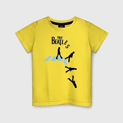 Футболка хлопковая детская The Beatles: break down, цвет: желтый