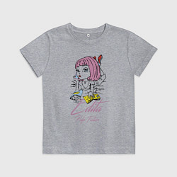 Футболка хлопковая детская Edita - pulp fiction, цвет: меланж