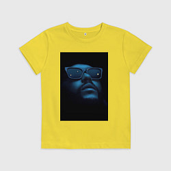 Футболка хлопковая детская Взгляд в пустоту, цвет: желтый