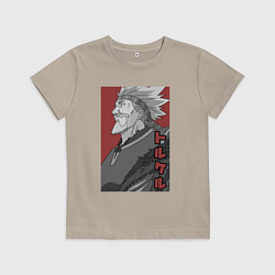 Футболка хлопковая детская Торкель, цвет: миндальный