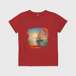 Детская футболка Счастливое яркое лето