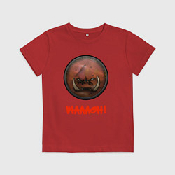 Футболка хлопковая детская Жосткие Ребята Гримгора Warhammer: Total War, цвет: красный