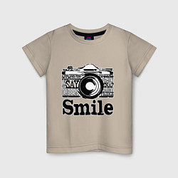 Детская футболка Smile camera