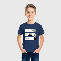 Футболка хлопковая детская Миямото Мусаси бродяга, цвет: тёмно-синий — фото 2