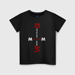 Футболка хлопковая детская Depeche Mode - Memento Mori MM, цвет: черный