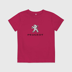 Футболка хлопковая детская Peugeot sport auto, цвет: маджента
