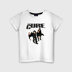 Футболка хлопковая детская The Cure - A Band from UK, цвет: белый