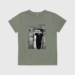 Футболка хлопковая детская Depeche Mode - Dave Gahan by Anton Corbijn, цвет: авокадо