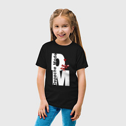 Футболка хлопковая детская Depeche Mode - Rose Violator mode, цвет: черный — фото 2