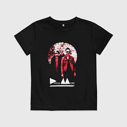 Футболка хлопковая детская Depeche Mode - Delta Machine Tour, цвет: черный