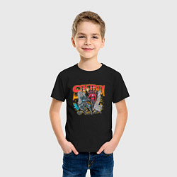 Футболка хлопковая детская Титан Спикермен и титан Камерамен, цвет: черный — фото 2