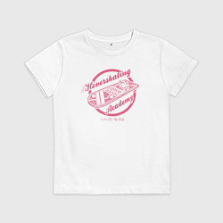 Футболка хлопковая детская Летающий скейт Марти, цвет: белый