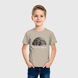 Футболка хлопковая детская Depeche Mode - Royal albert hall, цвет: миндальный — фото 2